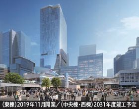 渋谷スクランブルスクエア 東棟・中央棟・西棟の完成イメージ